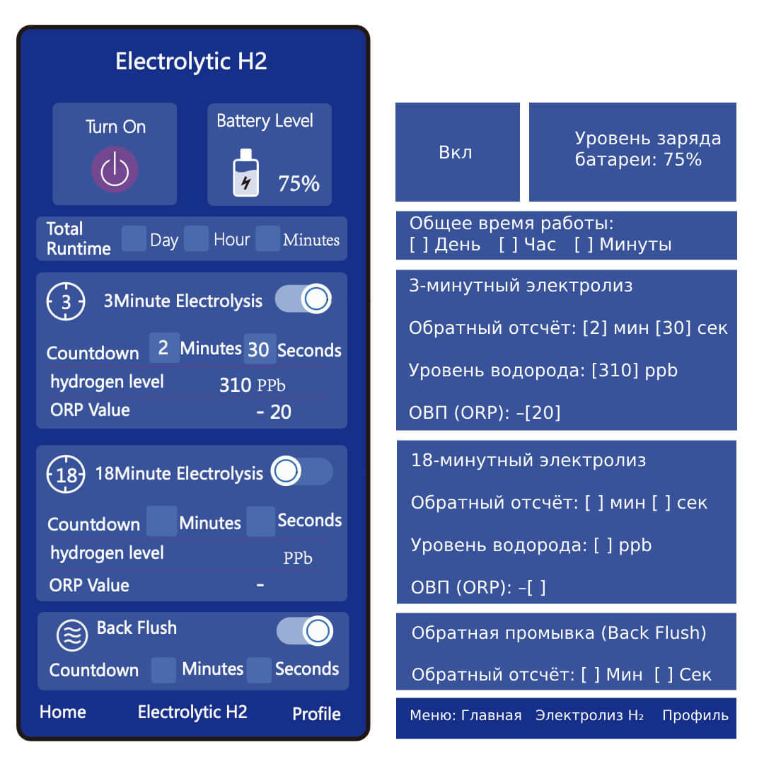 Управление H2 Nano Smart через Bluetooth